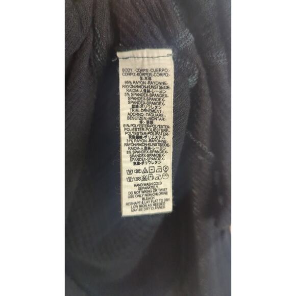 We The Free Slouchy Raw Seam Waffle Knit Pullover Top Women's Small - Picture 6 of 8